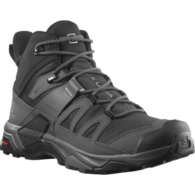 Botas Caminhada Salomon X Ultra 4 Mid GTX Masculino Pretas | PT Y57243